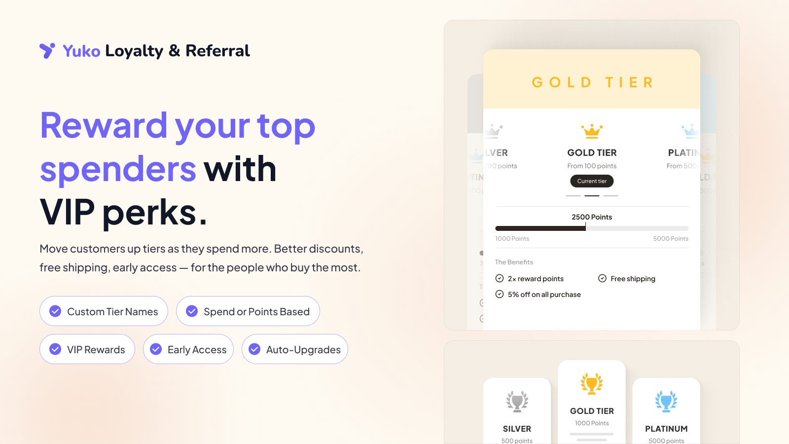 Reward your VIP customers with exclusive offers