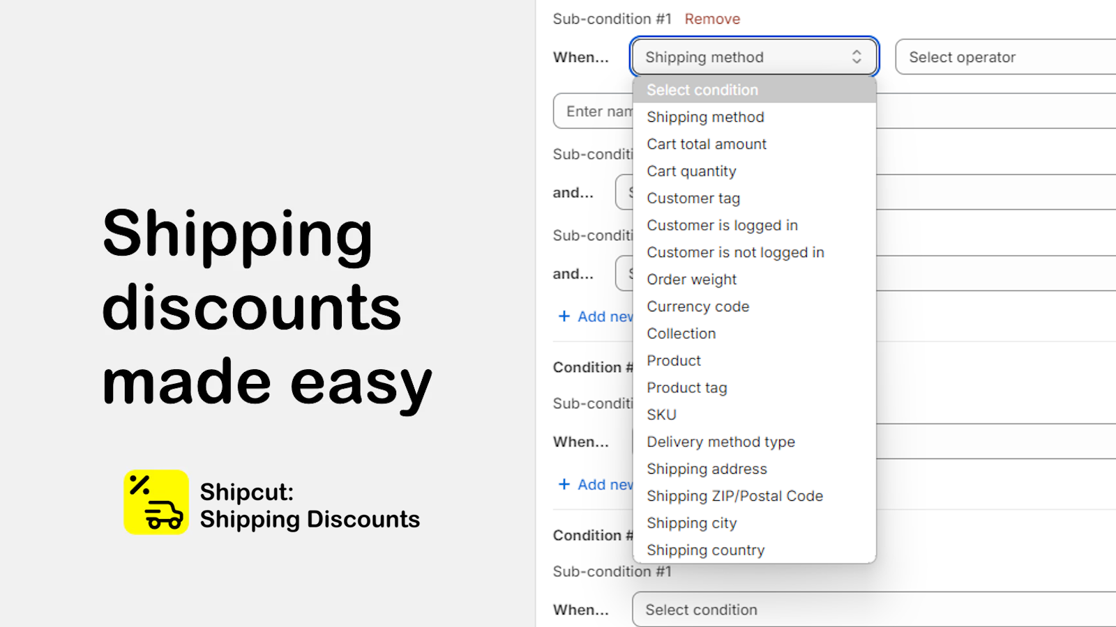 Shipping Discounts
