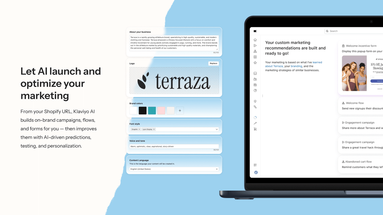 Klaviyo AI marketing tools to supercharge your Shopify store