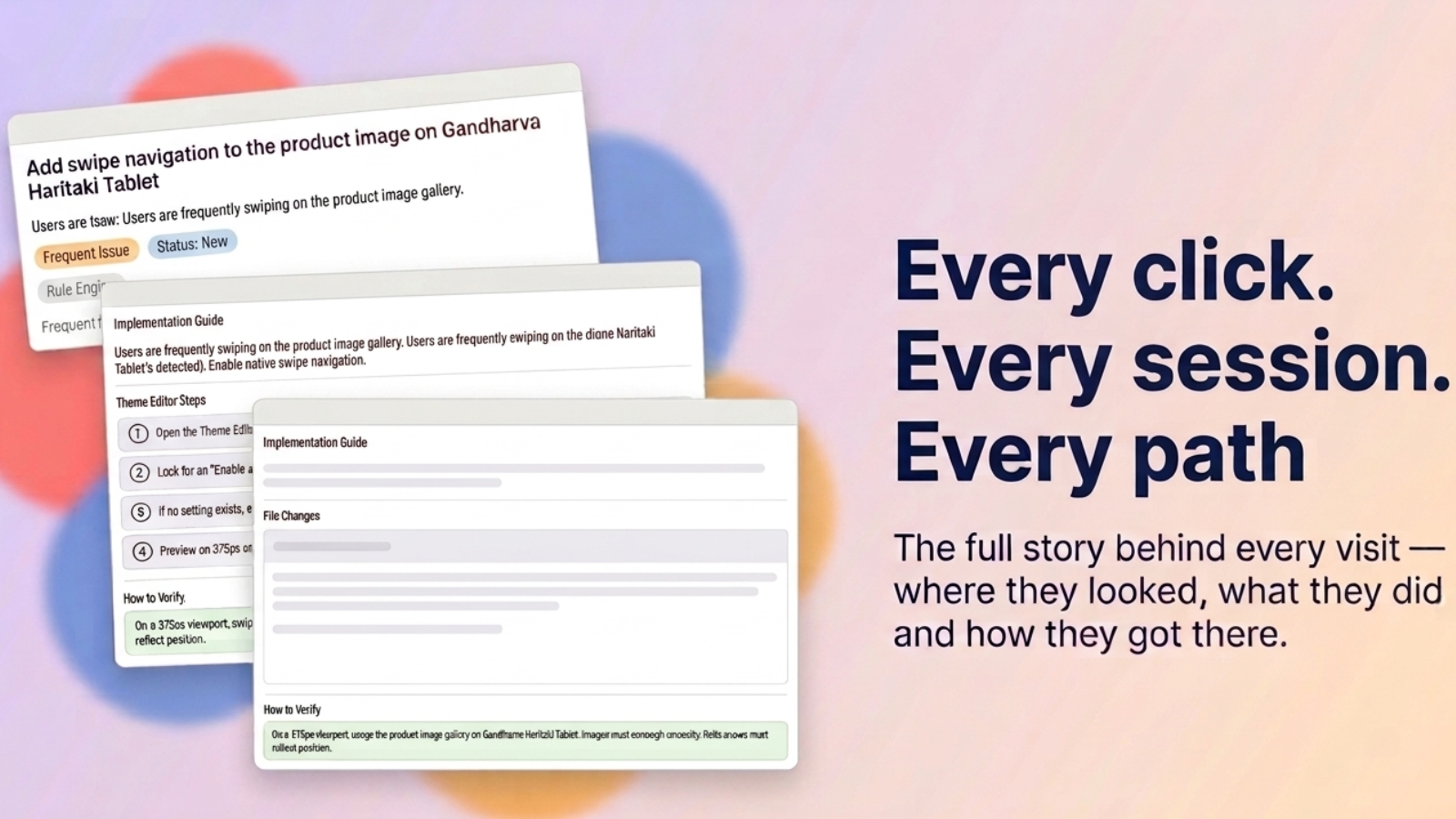 Get all data backed suggestions with implementation guide