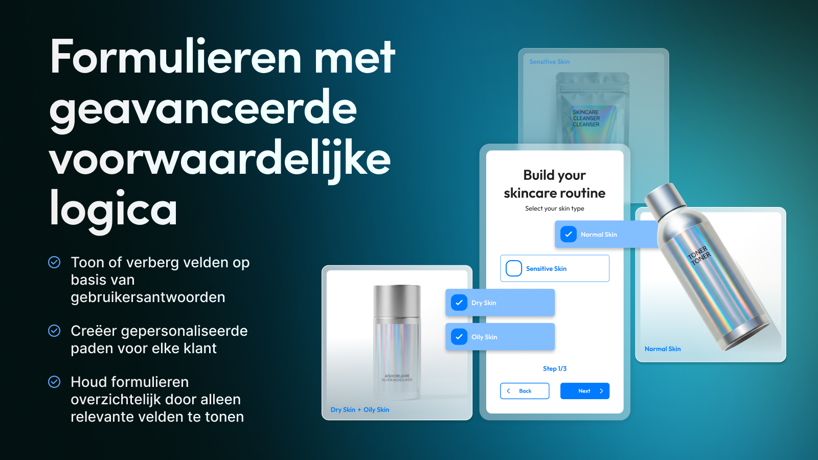 Formulieren met geavanceerde voorwaardelijke logica