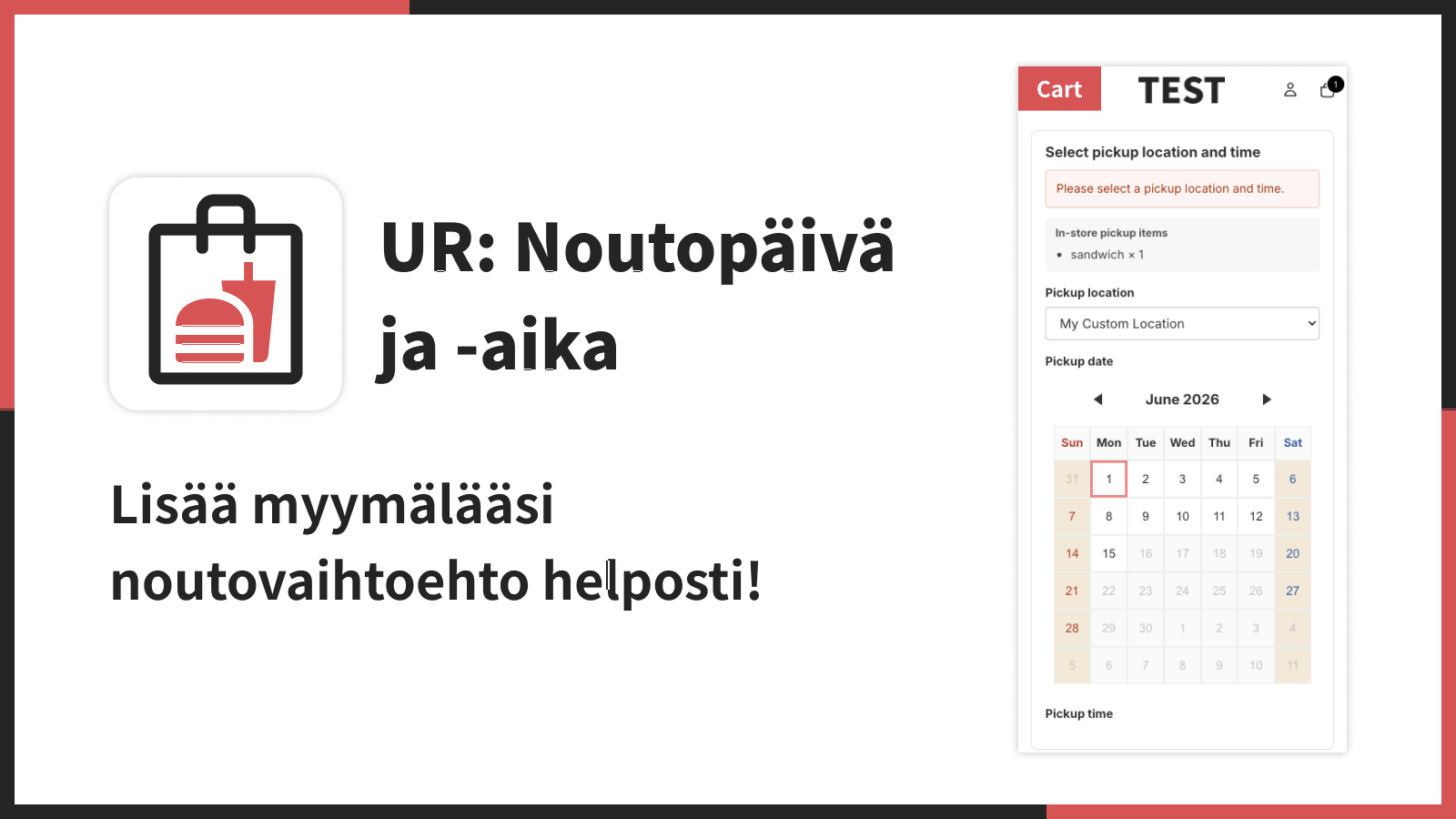 Lisää myymälääsi noutovaihtoehto helposti!