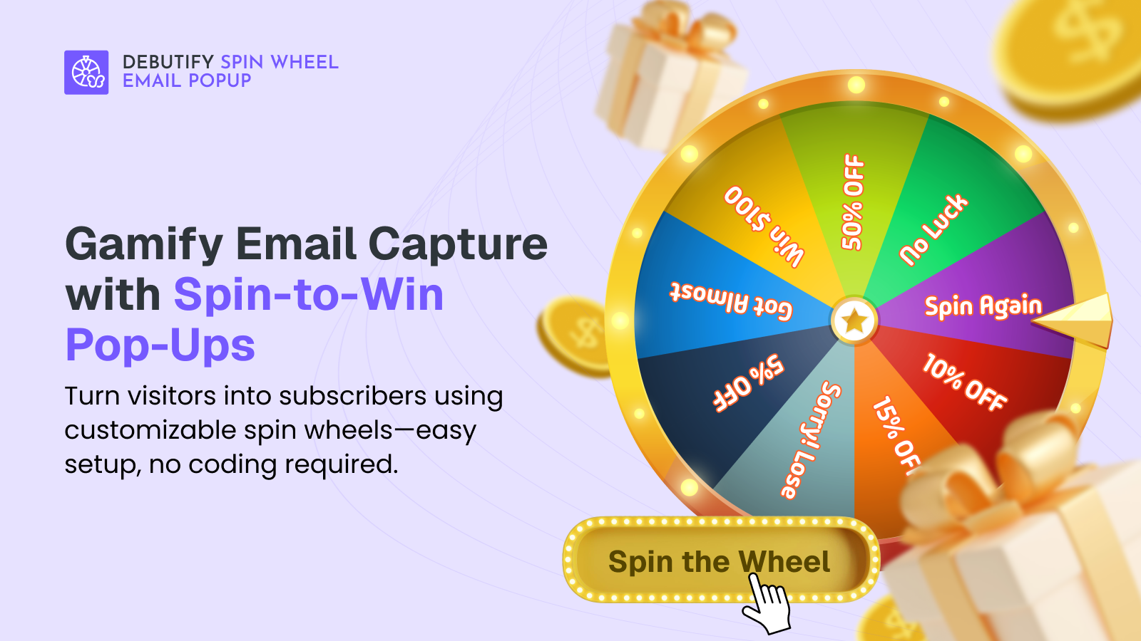 Gamify Email Capture with Spin-to-Win Pop-Ups
