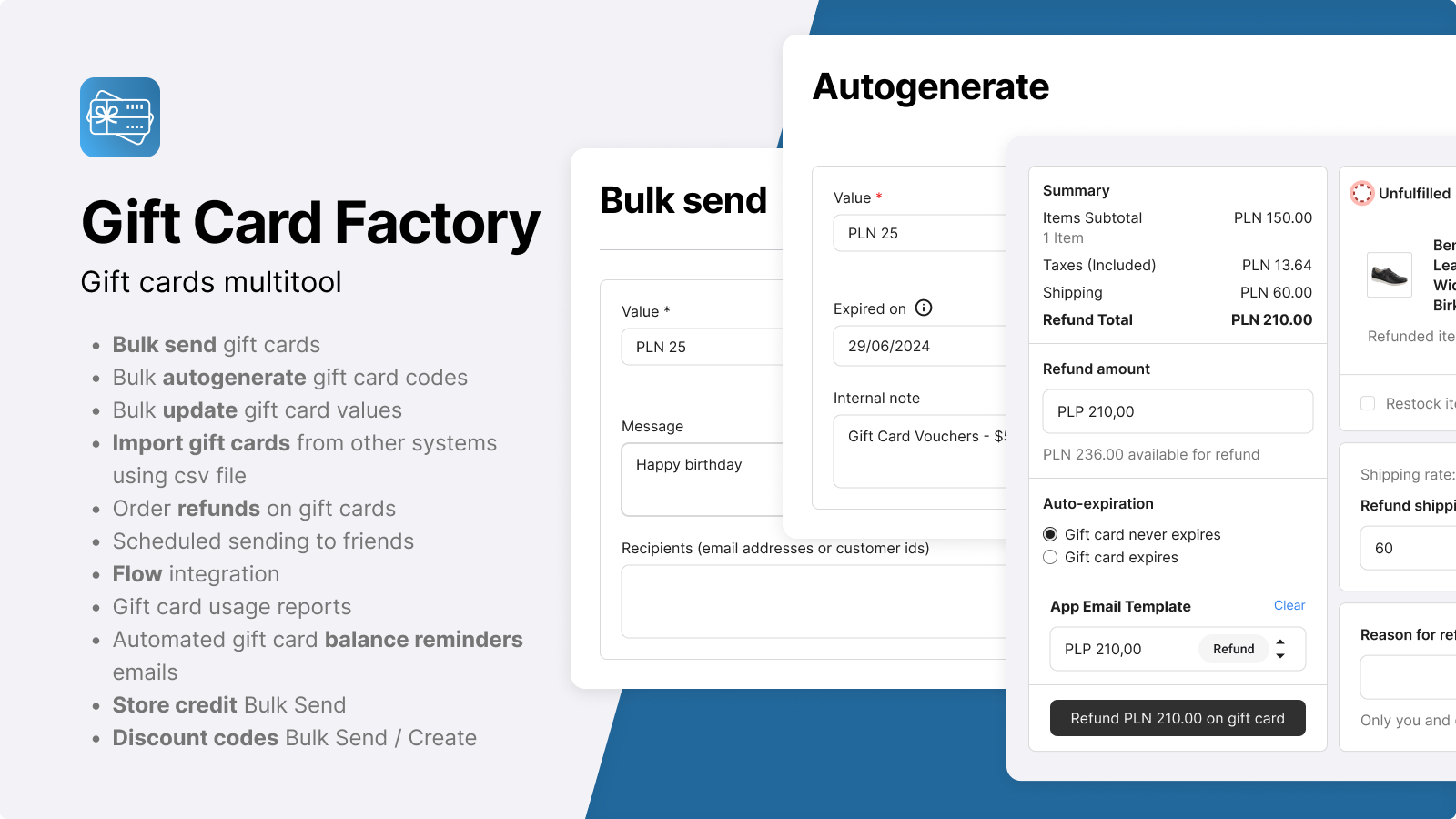 Gift Card Product Page