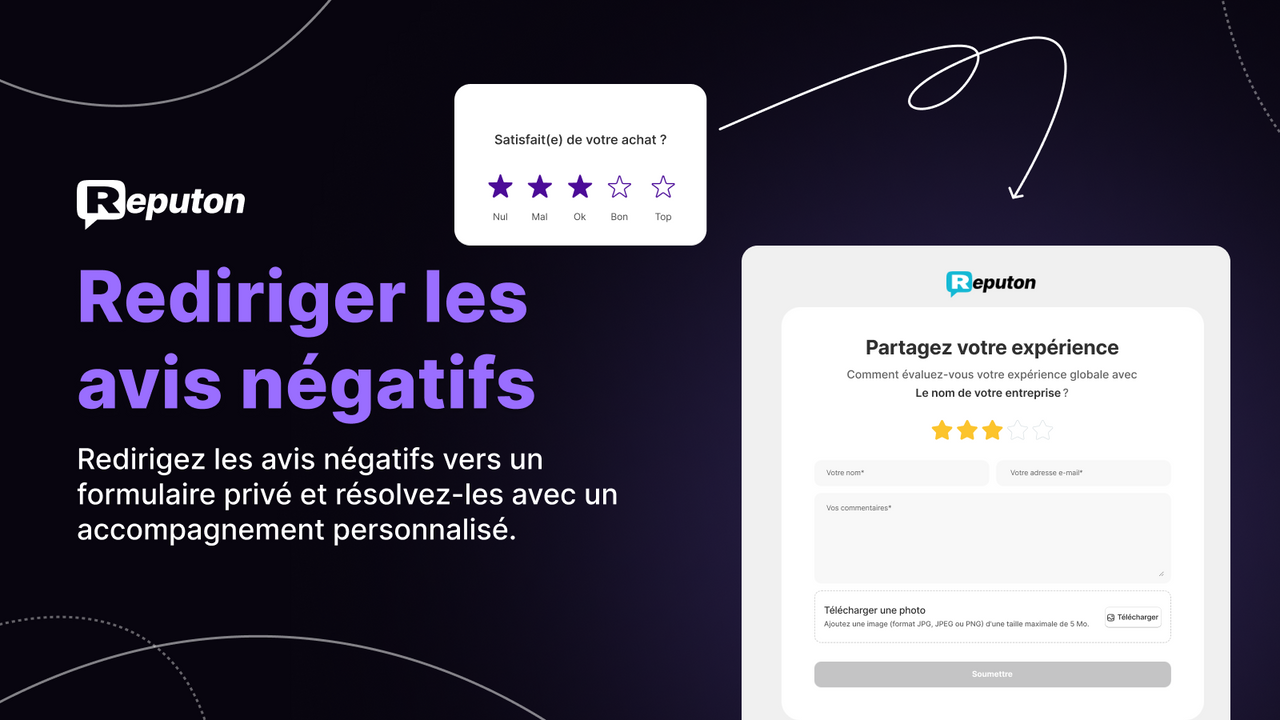 Widgets d’avis pour augmenter les avis positifs