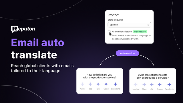 ask for reviews ai translation