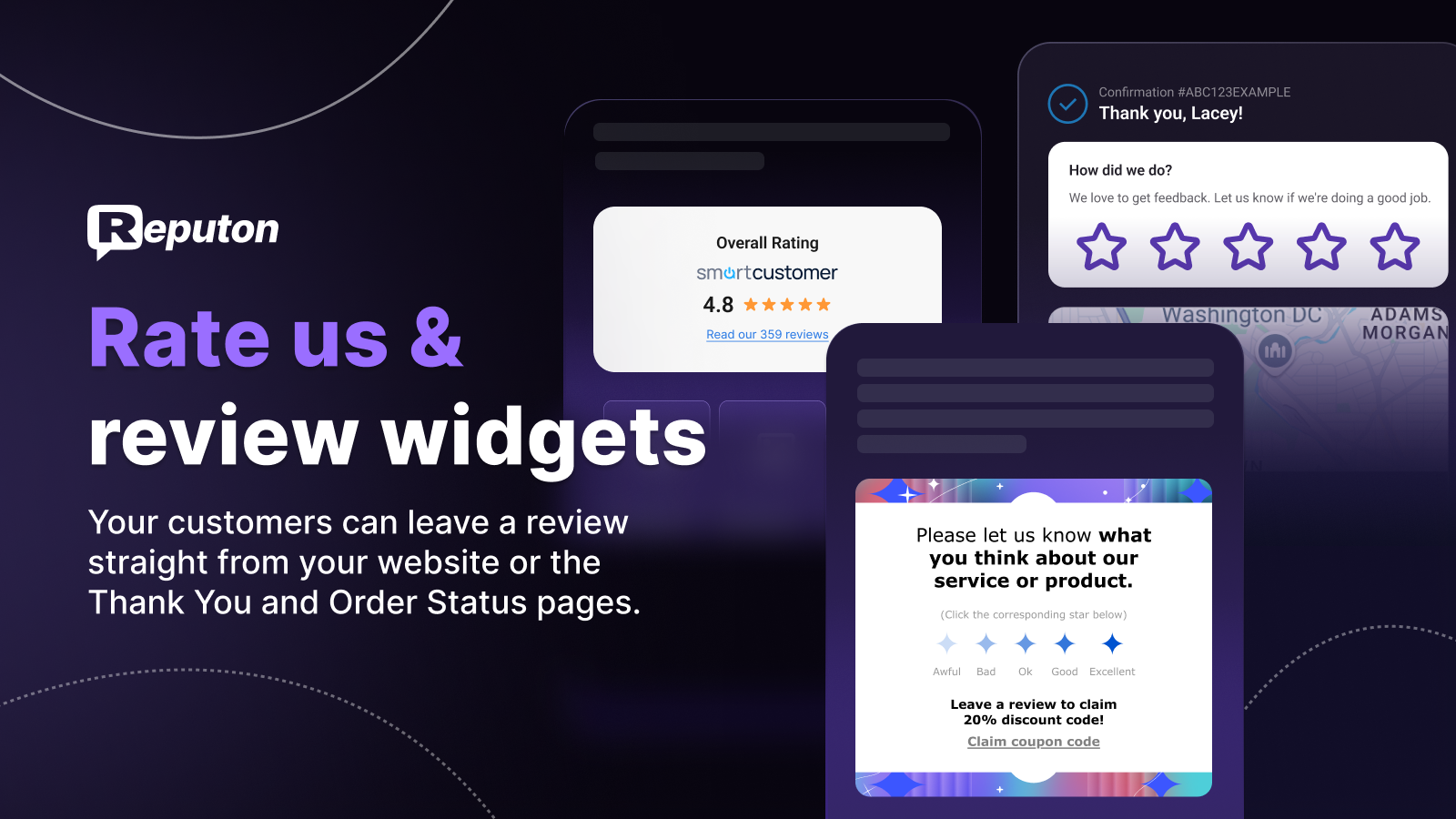 Rate us and review widgets for Shopify