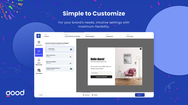 Simple to Customize 
