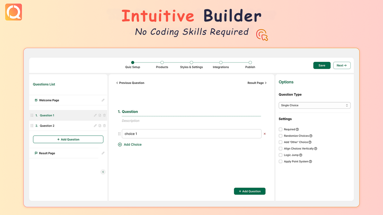 Easy Quiz Creation with Shopify 
