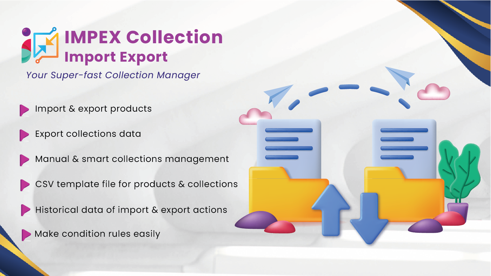 IMPEX Collection Import Export Shopify App