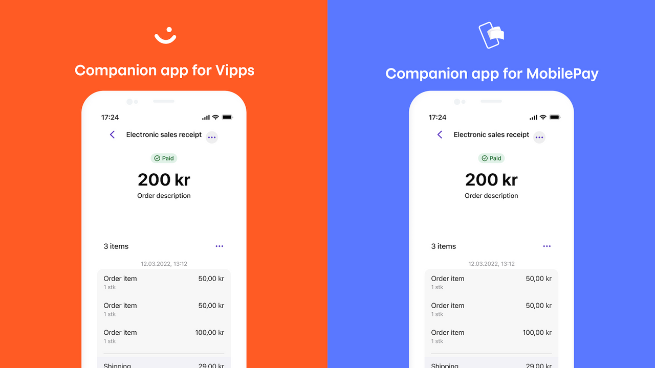 Vipps/MobilePay Companion