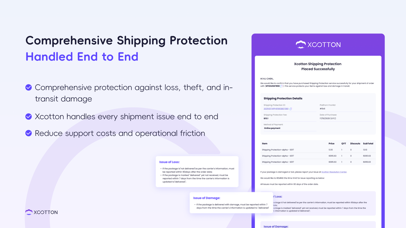 Comprehensive Shipping Protection