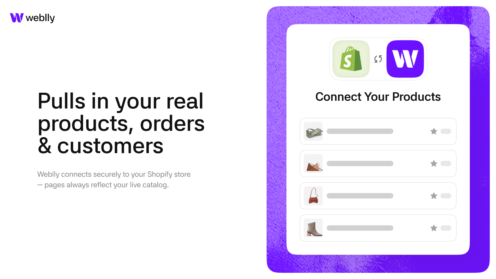 Banner illustrating Weblly's drag-and-drop builder