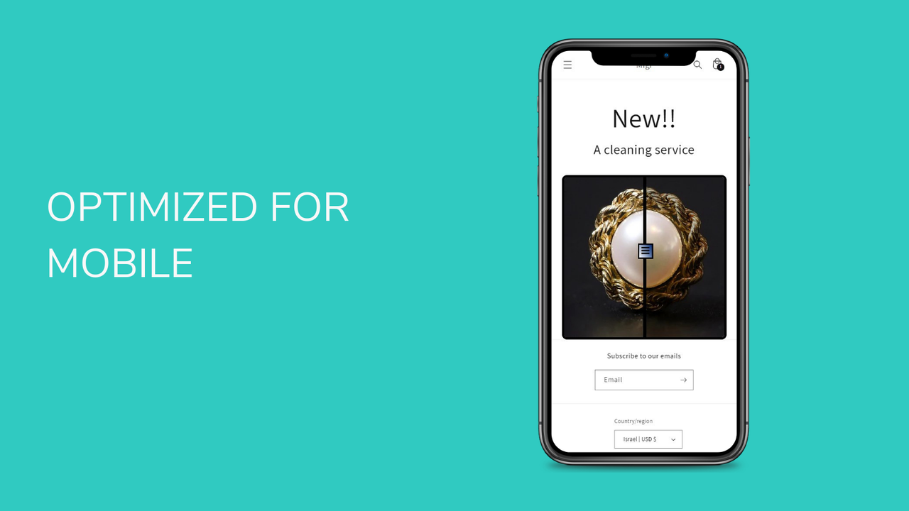 Mega Before And After app: mobile friendly