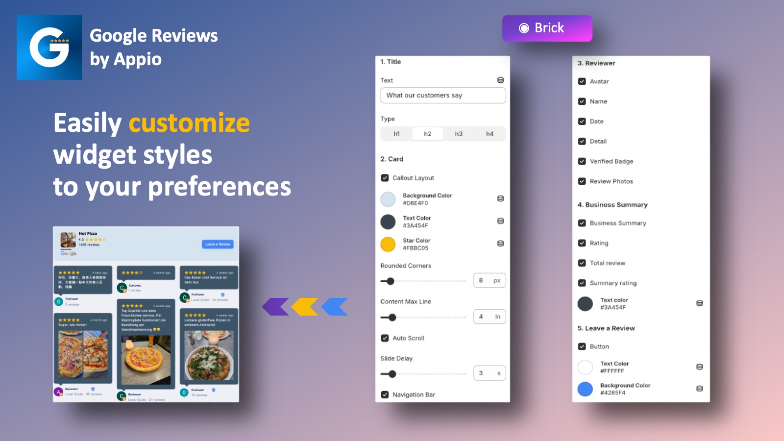 Google Reviews by Appio