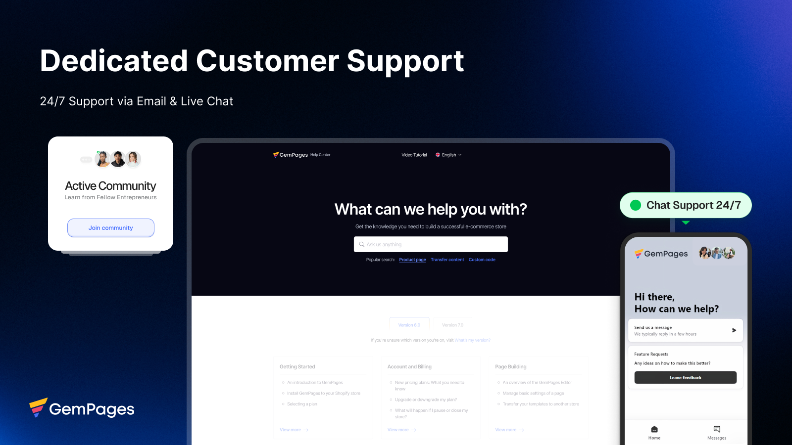 Dedicated Support Support