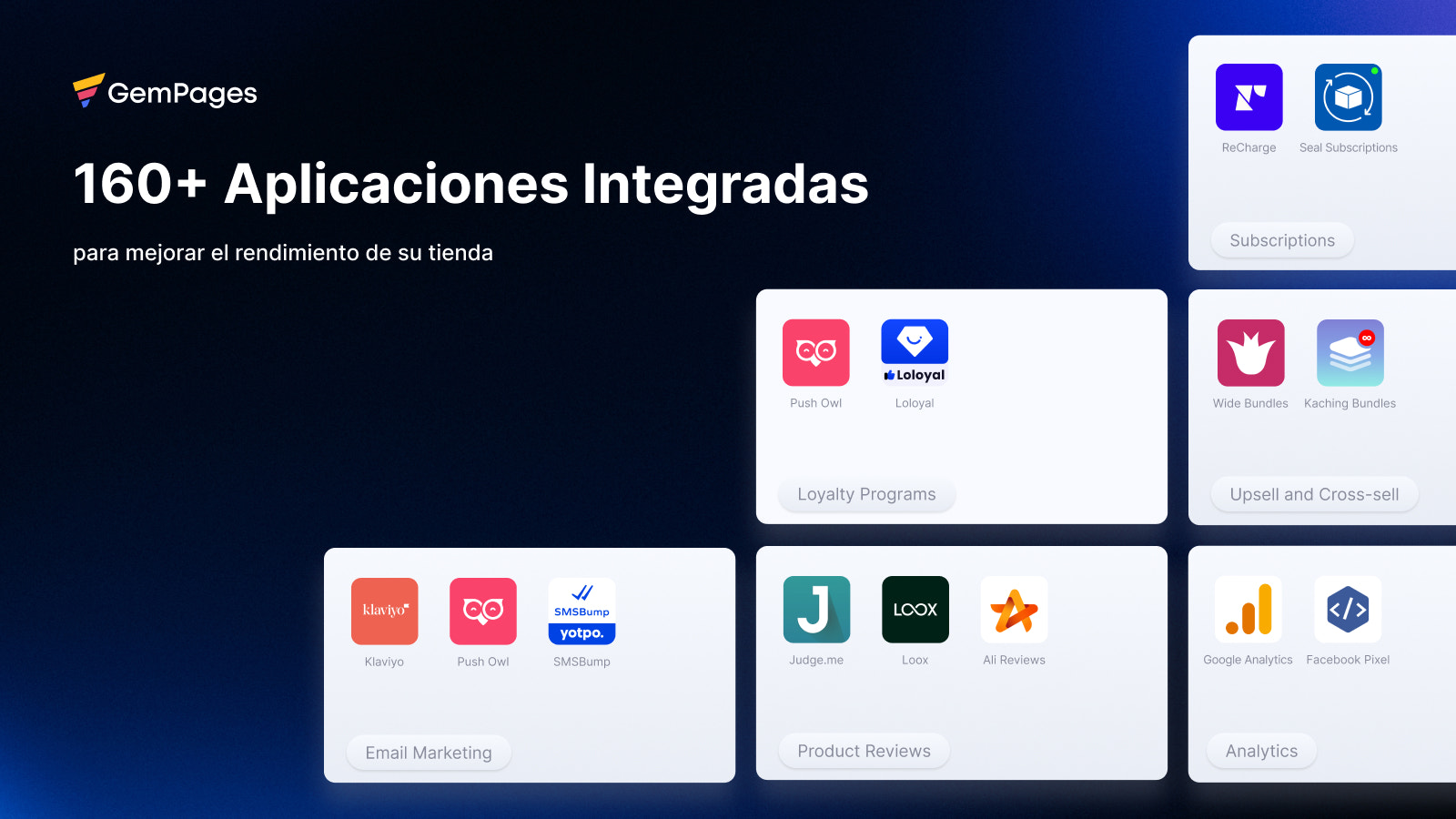 160+ Aplicaciones Integradas para Potenciar el Rendimiento de Su