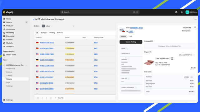 Shopify Order Management