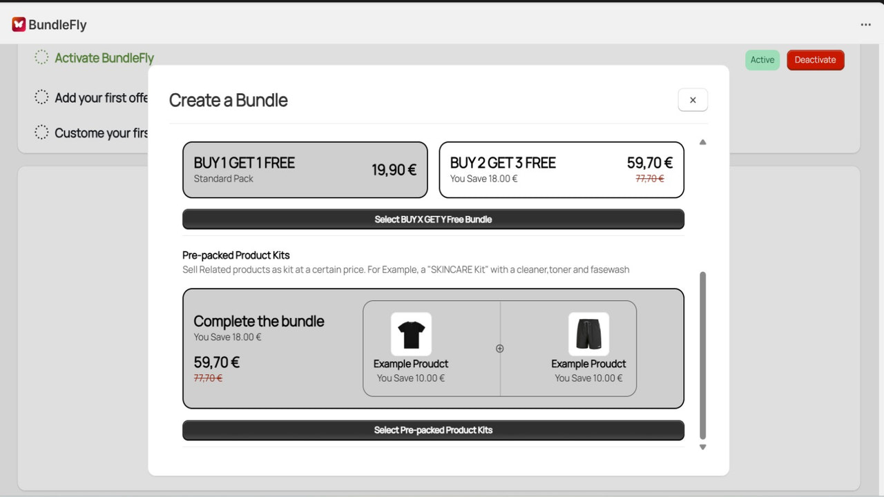 All bundle list