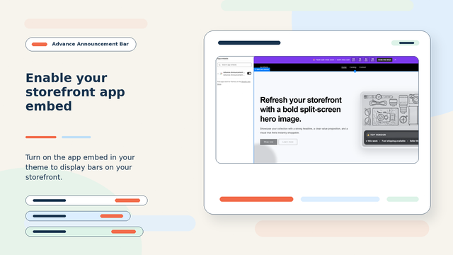 App Storefront Enable