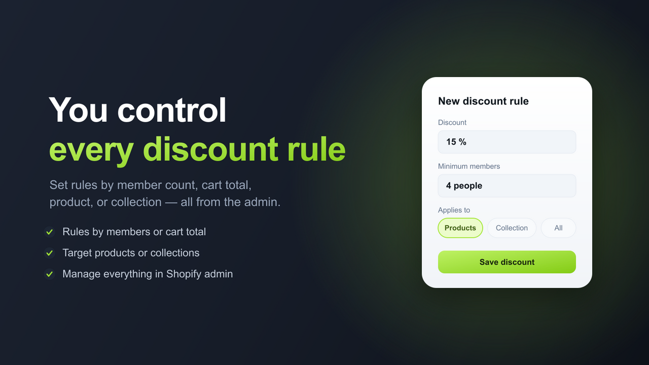 CoShop live room with chat and variant voting