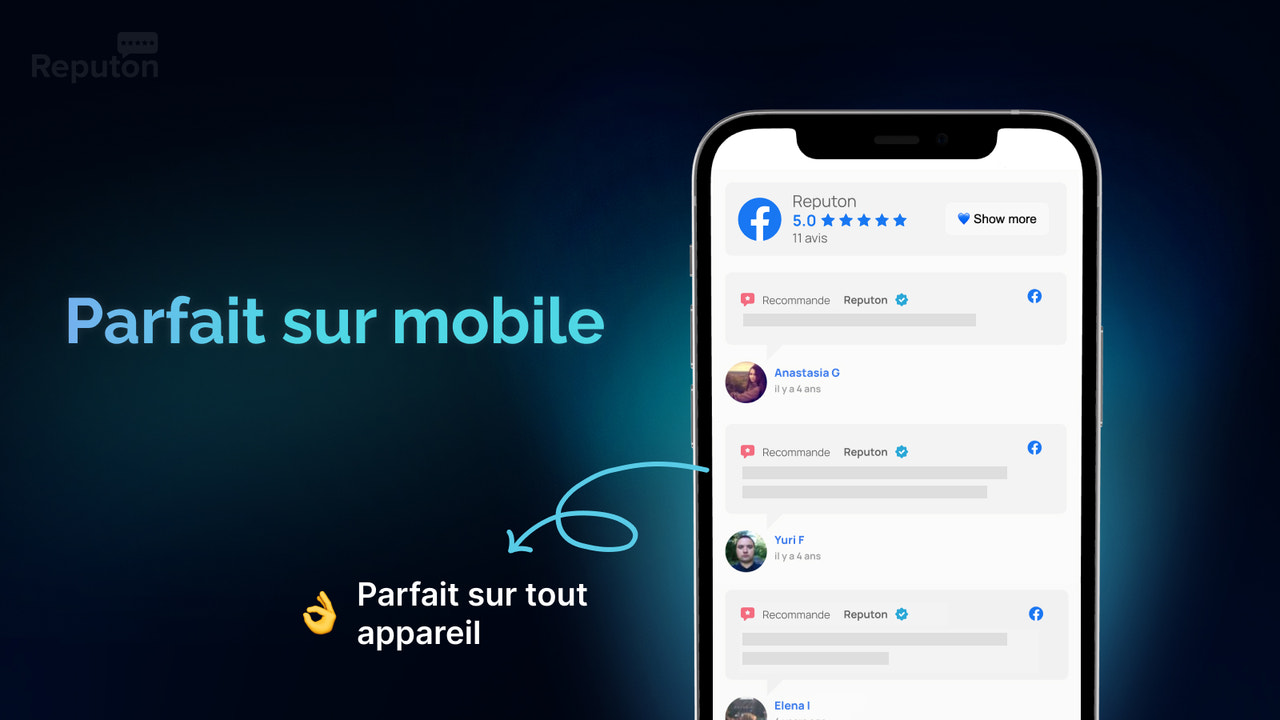 Avis Facebook Meta en version mobile