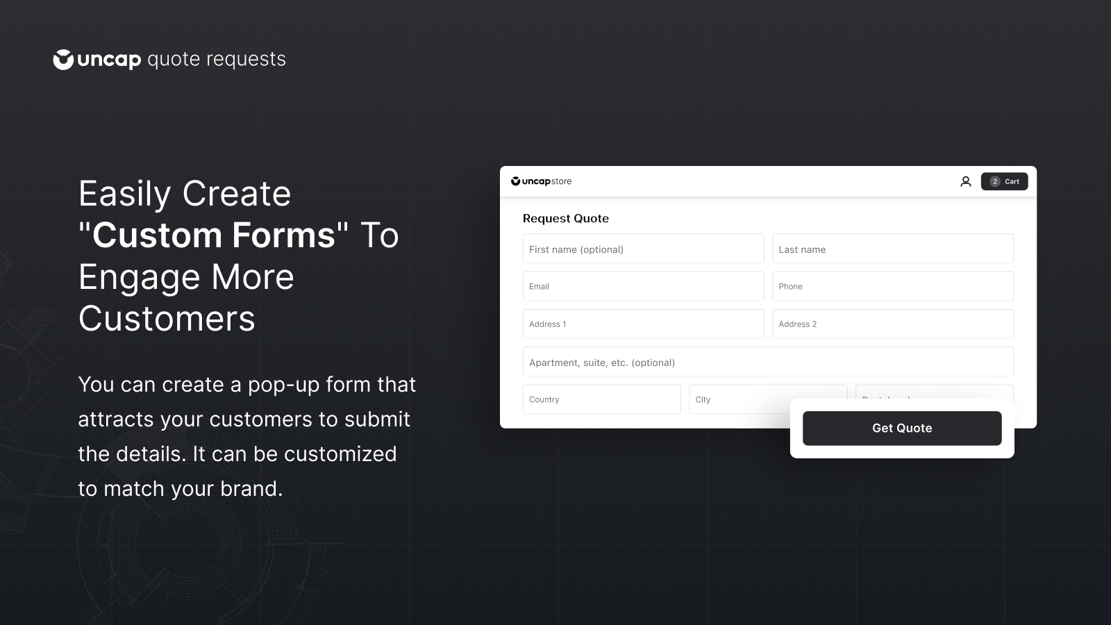 Create custom forms