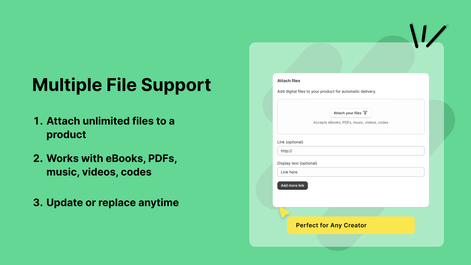 Multiple Digital File Support