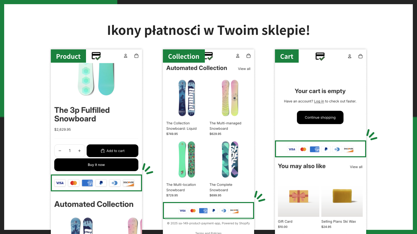 Ikony płatności w Twoim sklepie!
