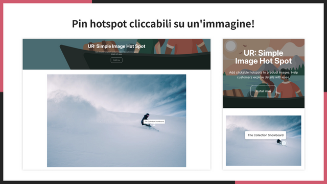 Pin hotspot cliccabili su un'immagine!