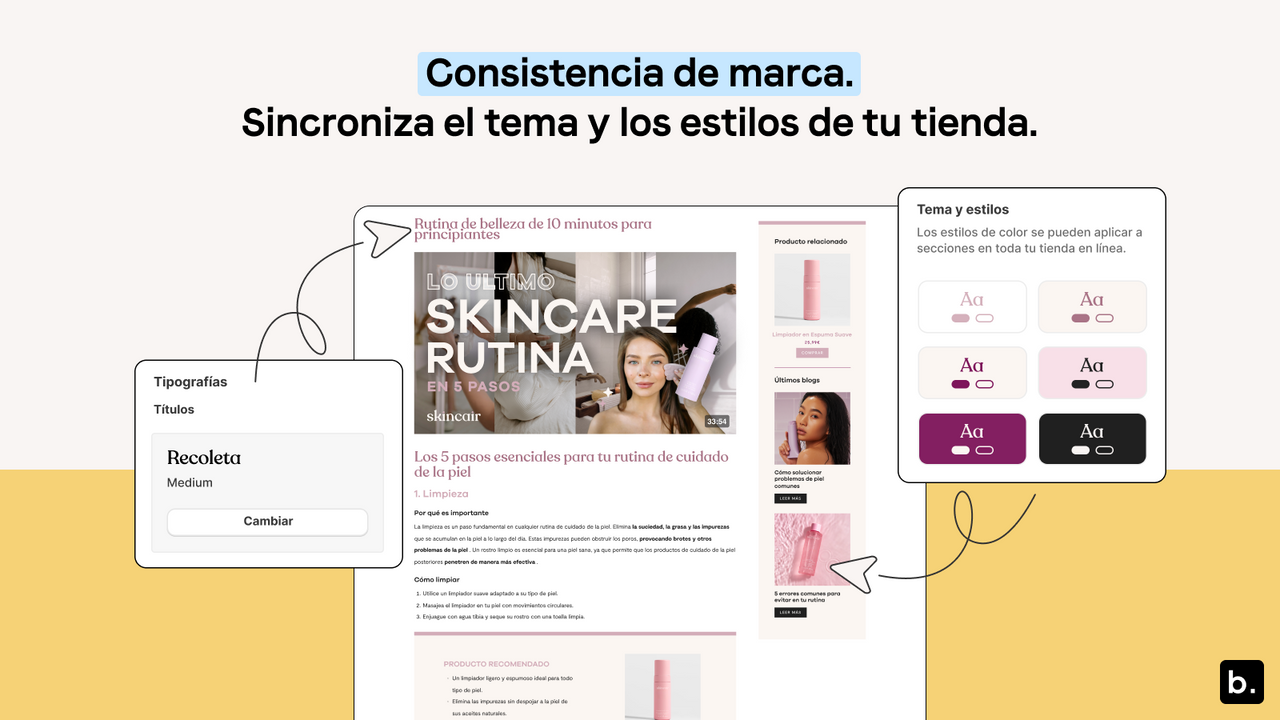Sincroniza el tema de tu tienda