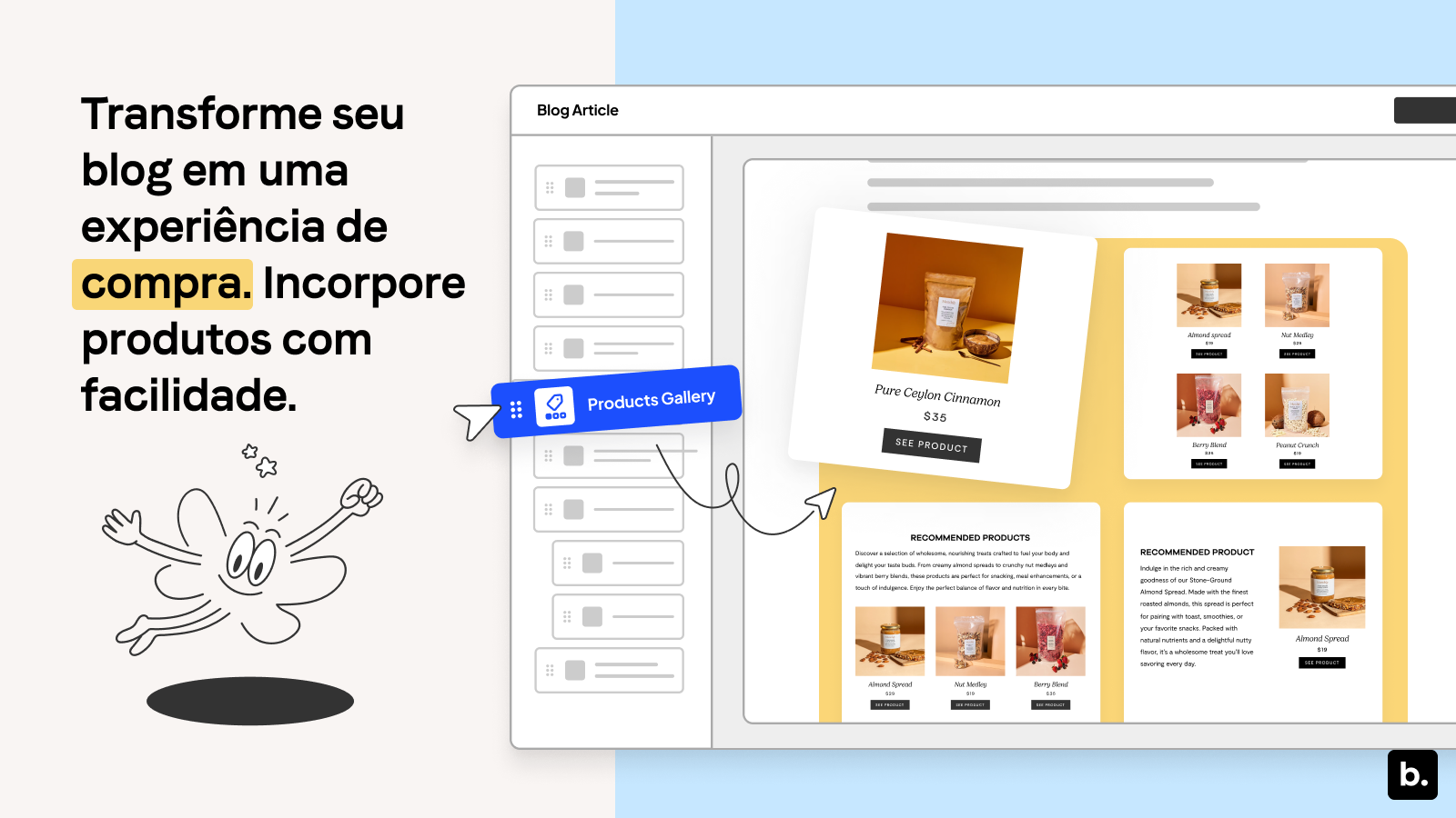 Incorpore produtos da sua loja