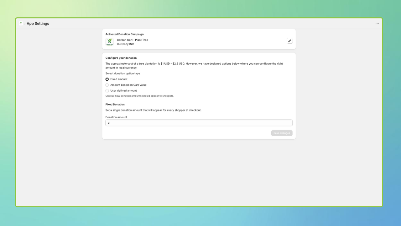 Settings Screen