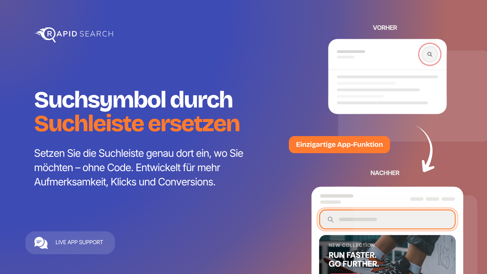 Always visible Shopify search bar for higher conversions