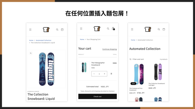 在任何位置插入麵包屑！
