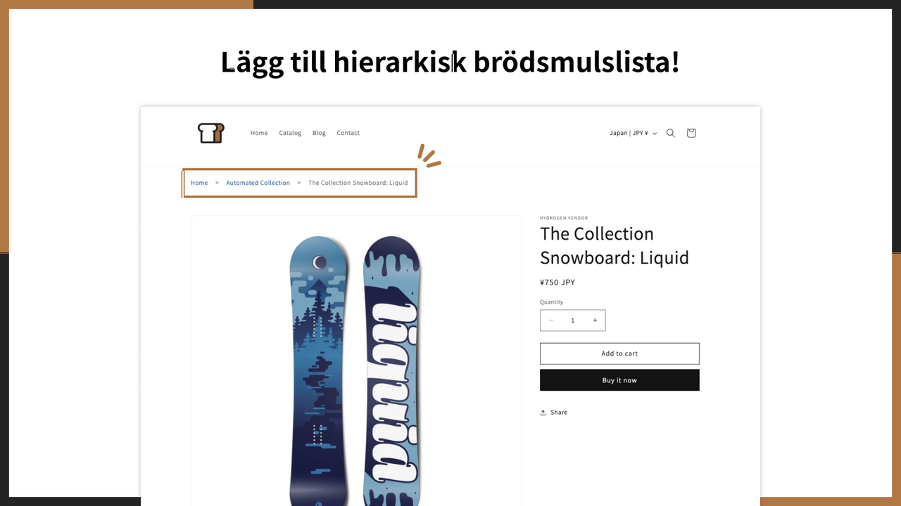Lägg till hierarkisk brödsmulslista!