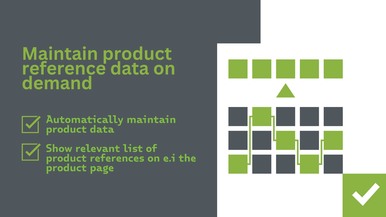 Automatically update product references