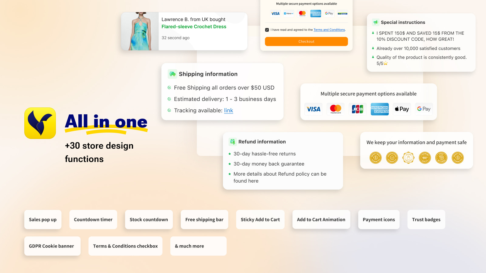 All in one 30+ exclude functions