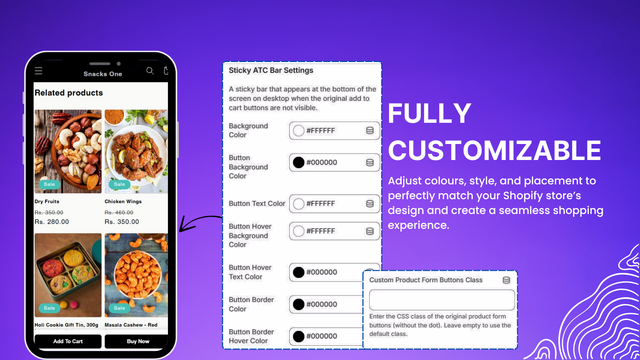 Fully Customizable