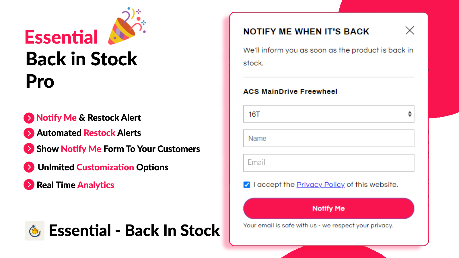 back in stock