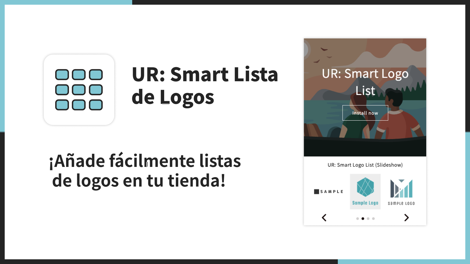 ¡Añade fácilmente listas de logos en tu tienda!