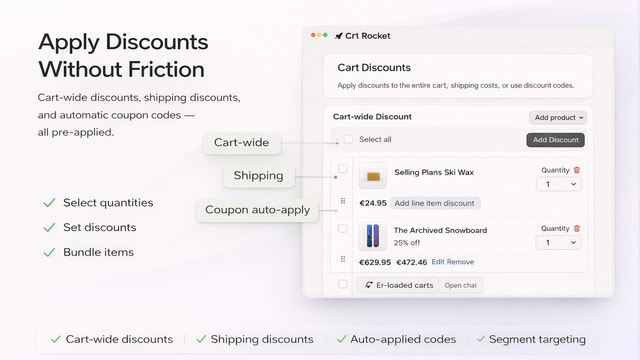 Apply Discounts and Stack them with offers