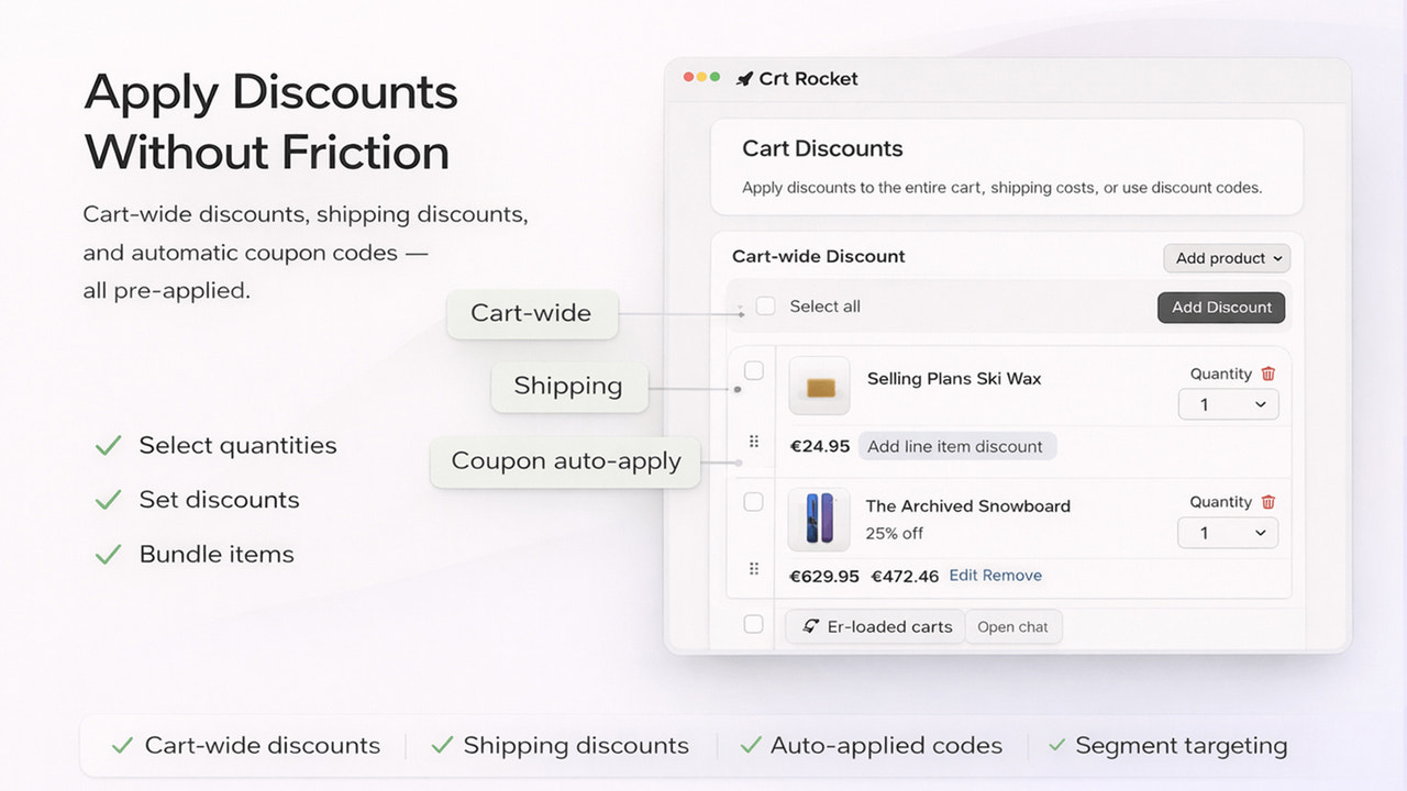 Apply Discounts and Stack them with offers