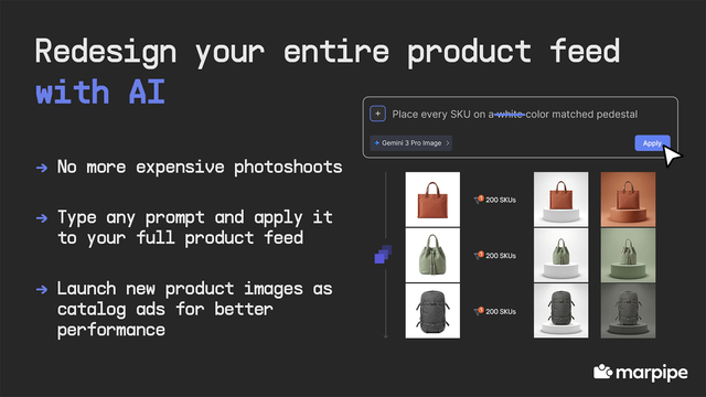 Redesign your entire catalog with AI