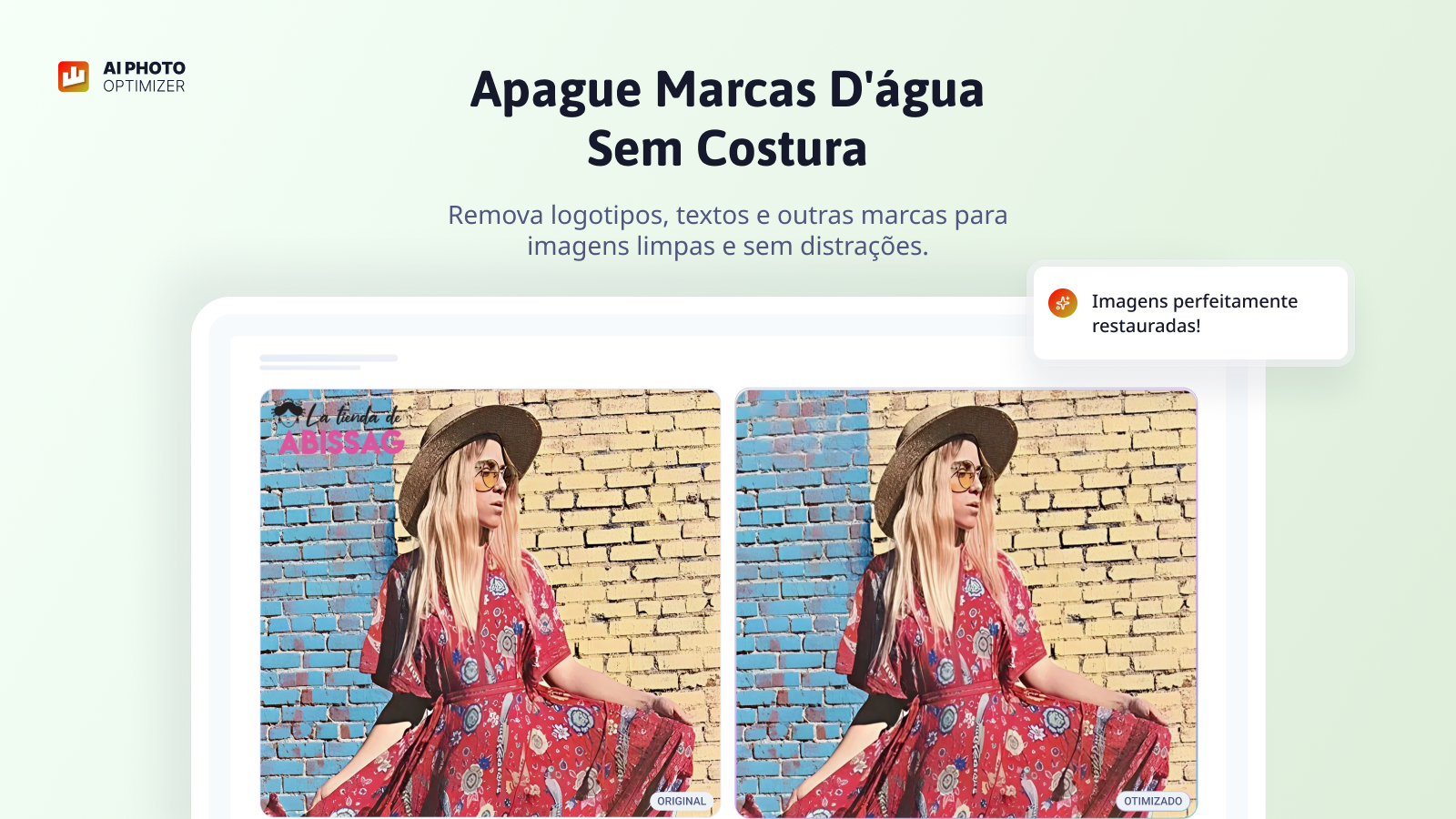 Apague marcas de água facilmente