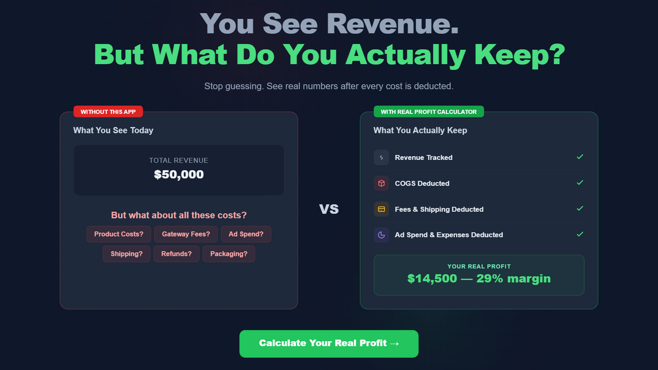 OCS Real Profit Calculator
