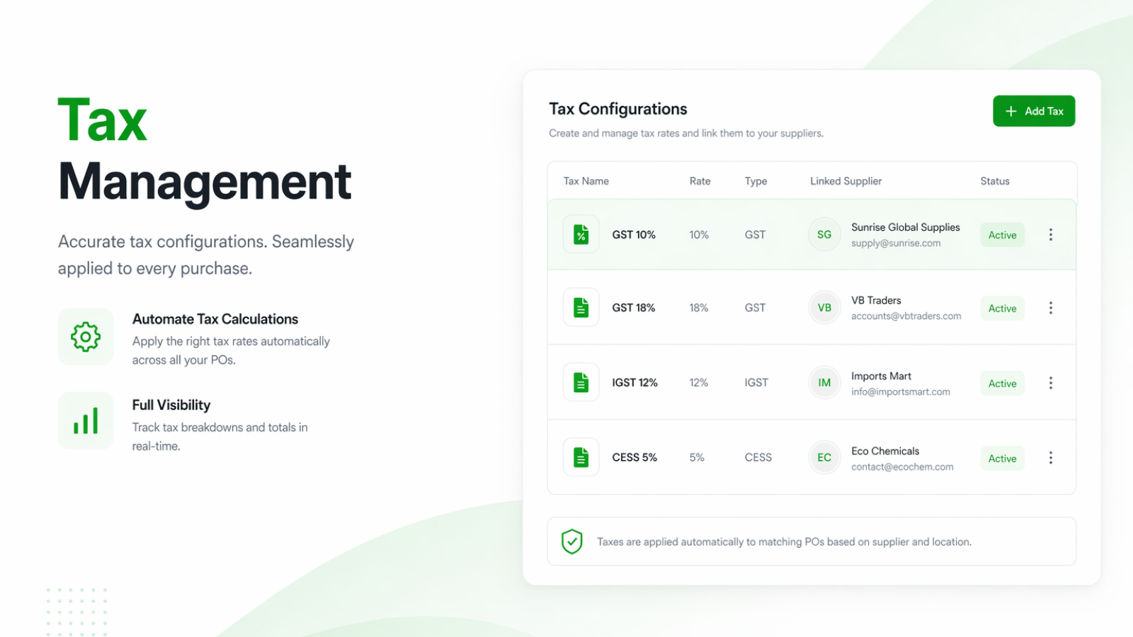 Tax Management