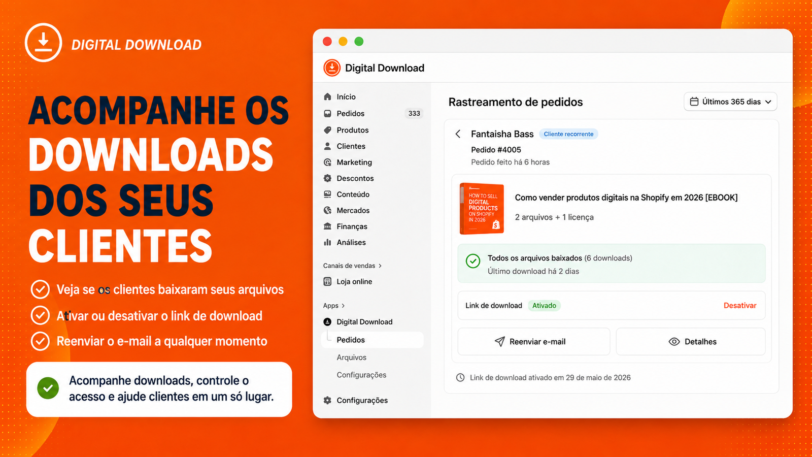 Adicione um ou vários arquivos por produto