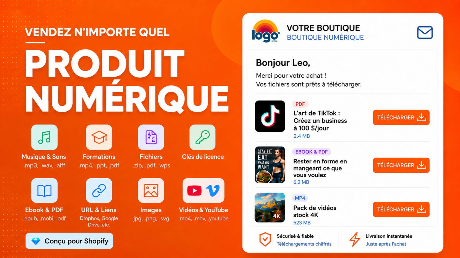 vendez des produits digitaux en quelques clics