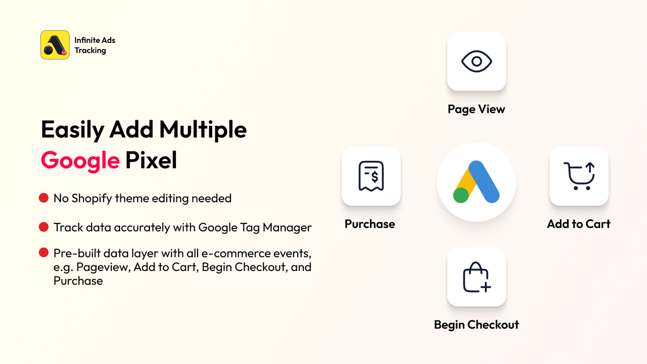 Infinite Google Ads Tracking for Shopify